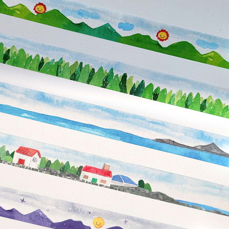 DALPAPER Landscape Washi Tape