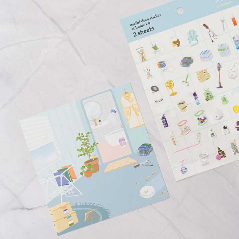 Unleash Your Creativity - Byfulldesign At Home Useful Deco Sticker Sheet Set Ver4