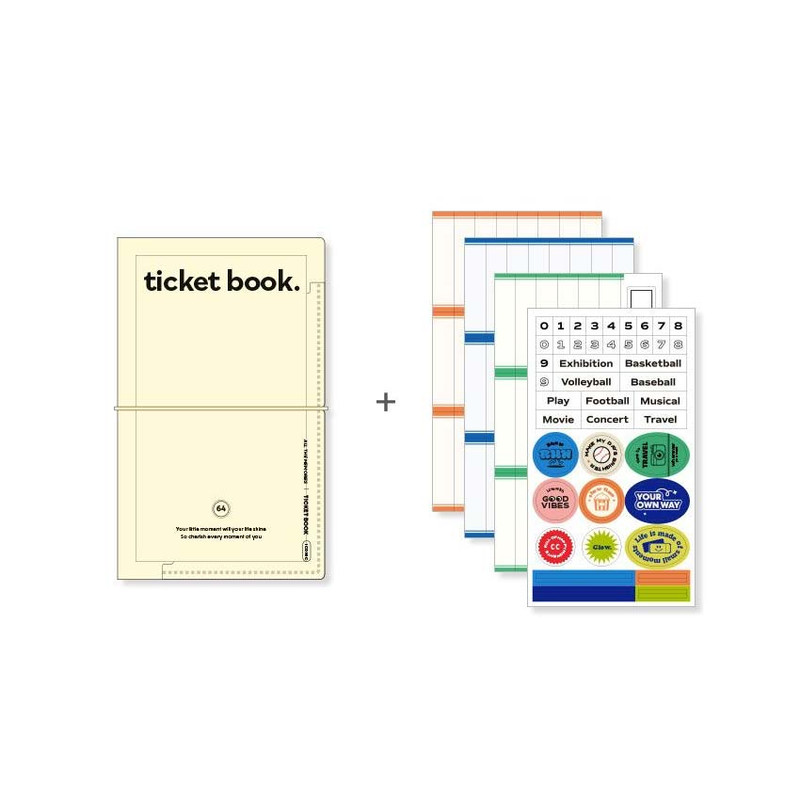 Composition - Iconic Collect Ticket Book