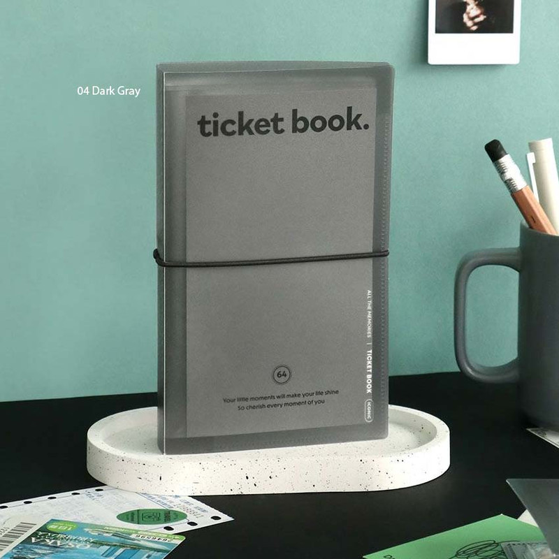 Dark grey - Iconic Collect Ticket Book