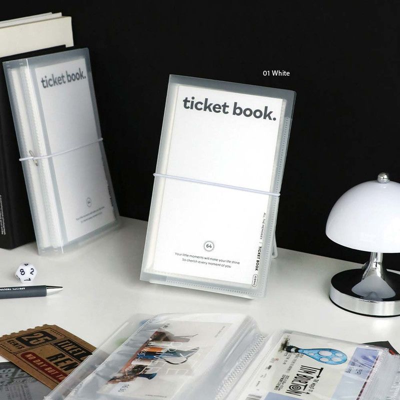 White - Iconic Collect Ticket Book
