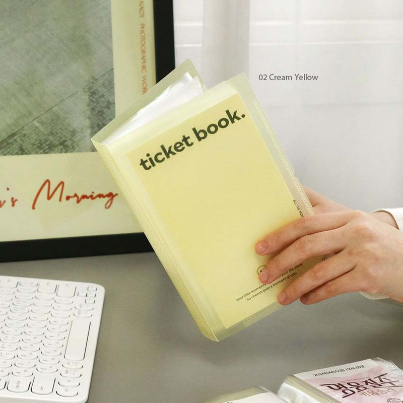 Cream Yellow - Iconic Collect Ticket Book