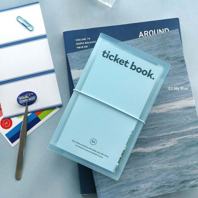 Sky Blue - Iconic Collect Ticket Book