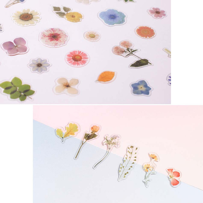 Flower stickers - Appree Pressed Flower Petals Epoxy Sticker
