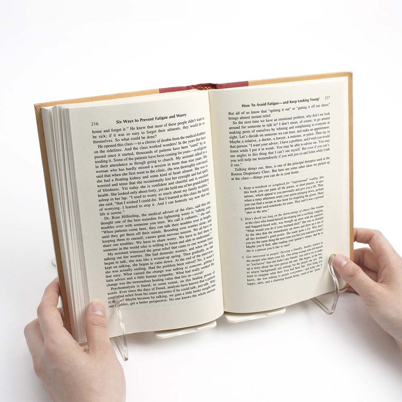 Book holder clip - Bookfriends Folding Book Reading Stand