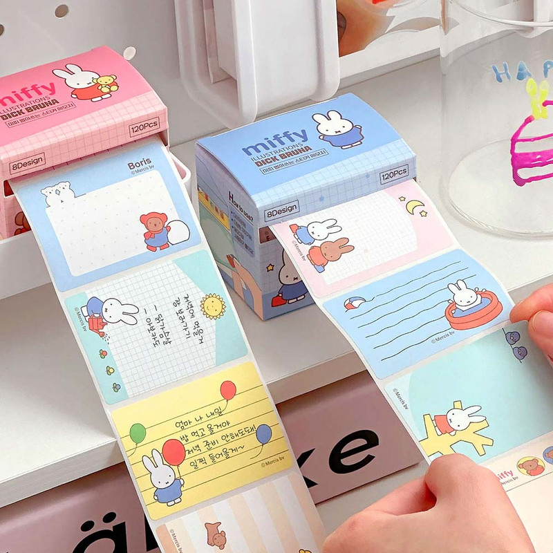 Miffy Roll-Up Sticky Notes Miffy Roll-Up Sticky Notes