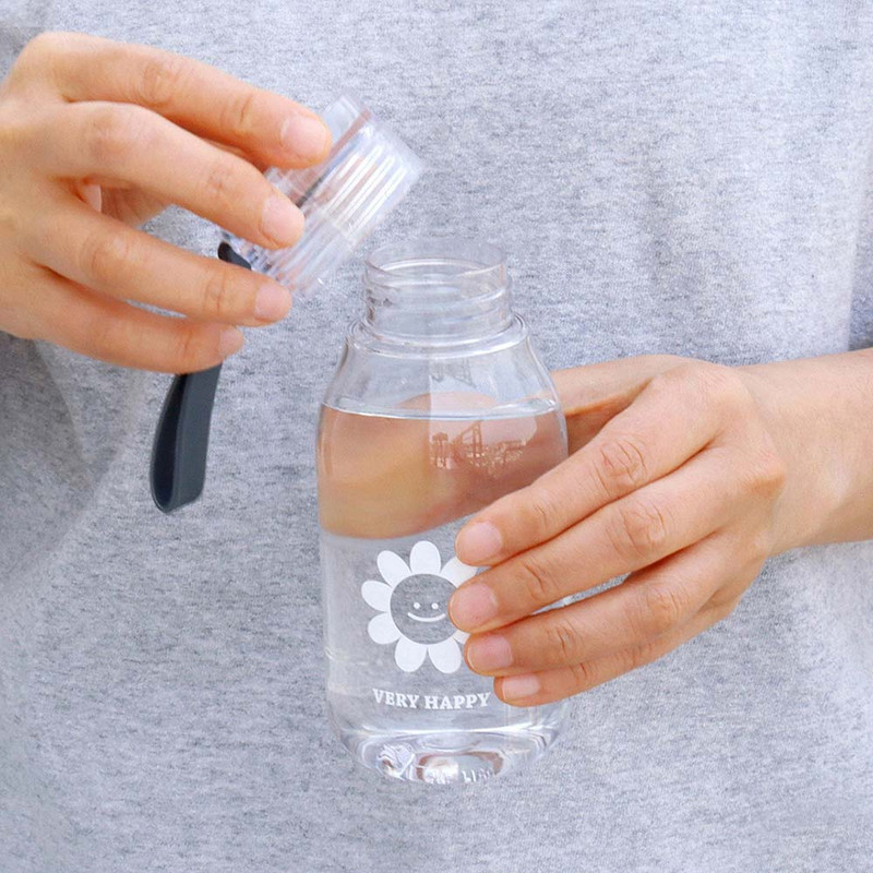 Leak-Proof - Bookfriends Very Very 300ml Clear Bottle With Strap