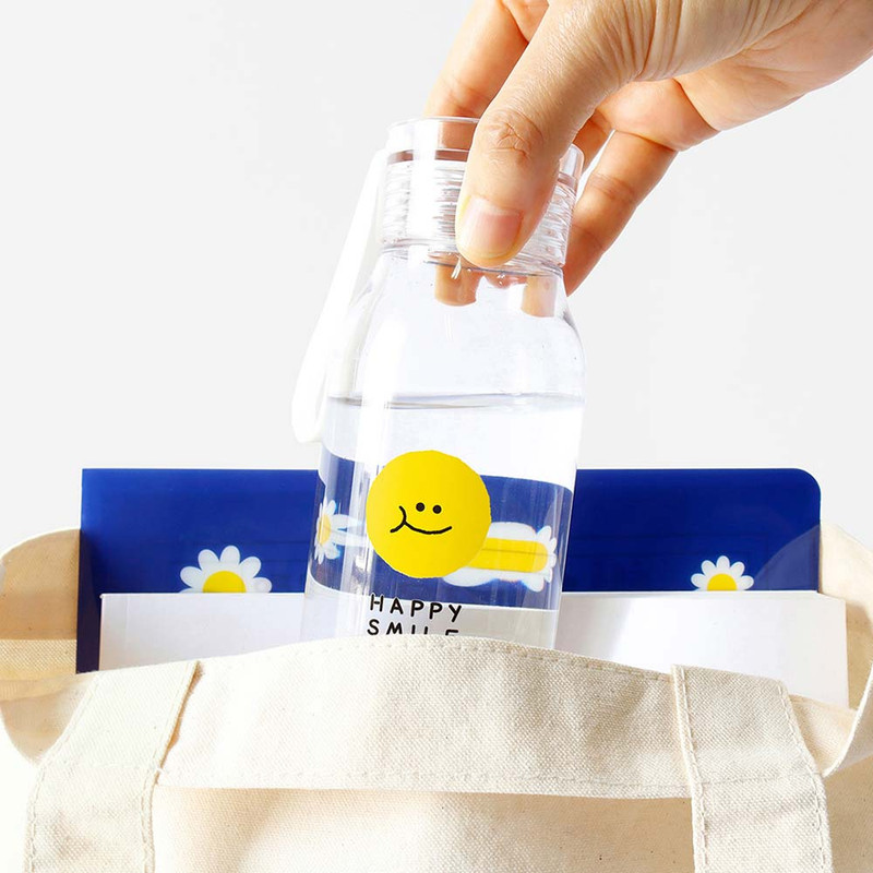 Smile - Bookfriends Lucky Smile 300ml Clear Bottle With Strap