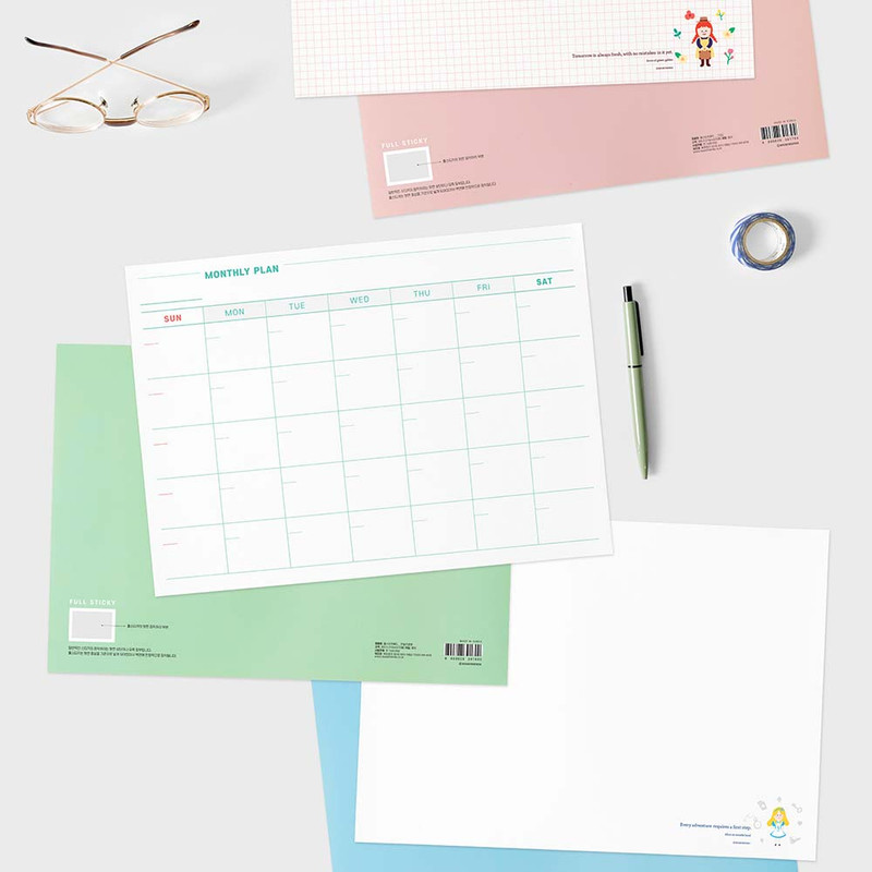 3 option - Bookfriends Full Sticky Note Pad