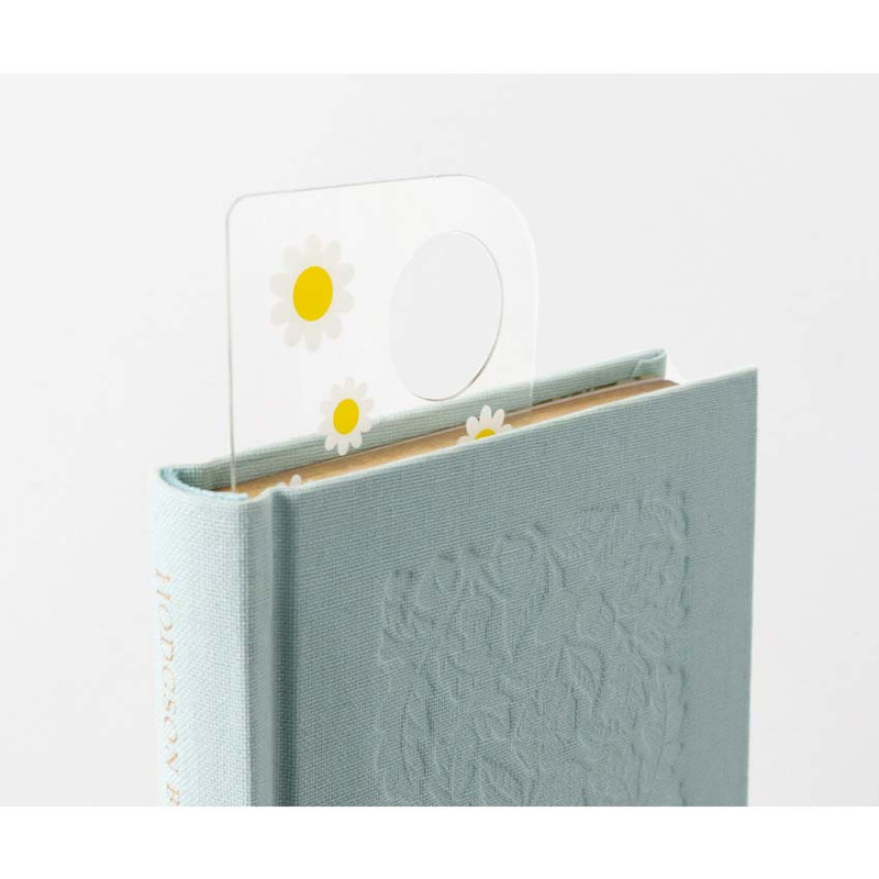 finger hole design - Bookfriends Vivid Illustration Transparent Bookmark