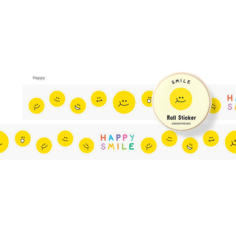 Smile - Bookfriends Smile Sticker Roll