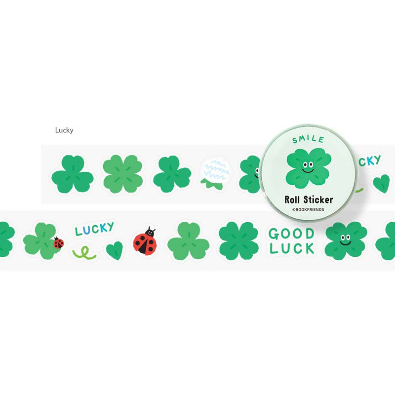 Lucky - Bookfriends Smile Sticker Roll
