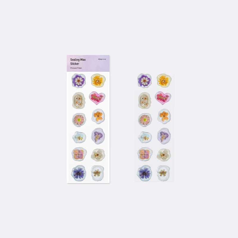 Appree Pressed Petal Sealing Wax Sticker