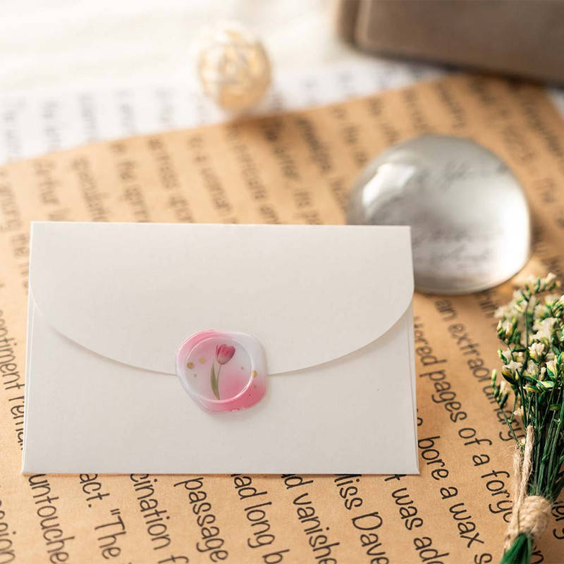 Usage example of  Appree Milky Pink Sealing Wax Sticker