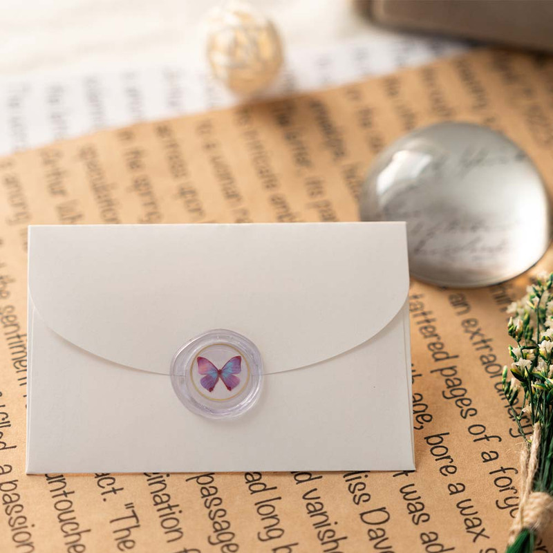 Usage example of Appree Milky Purple Sealing Wax Sticker Usage example of Appree Milky Purple Sealing Wax Sticker