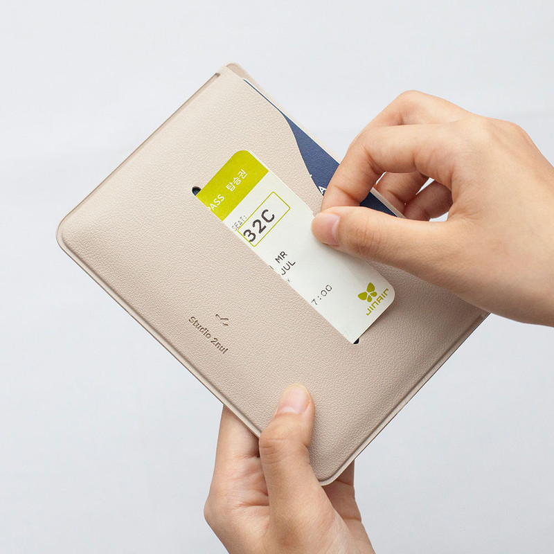 Beige - Essential Passport Sleeve Holder Beige - Essential Passport Sleeve Holder