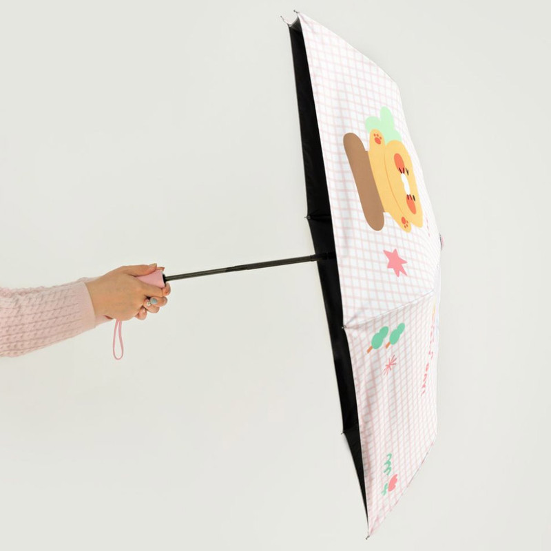One-touch automation -  Kakao Friends Dual-Protection 3-Section Automatic Umbrella
