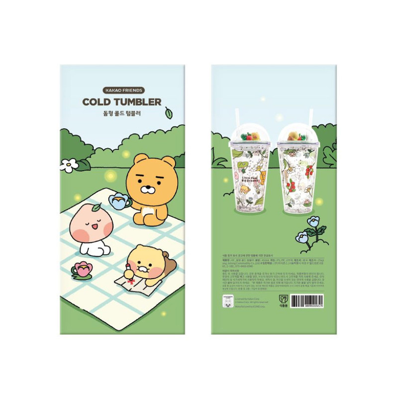 Package - Kakao Friends Little Feet Big Dreams 15oz Cold Dome Tumbler