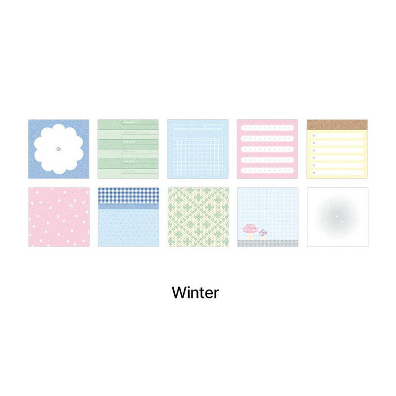 Winter - Be On D Mix And Match Memo Paper Sticker Pack