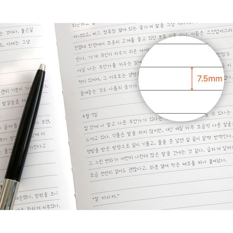Lined Notebook - Iconic Souvenir B6 Lined Notebook With Band