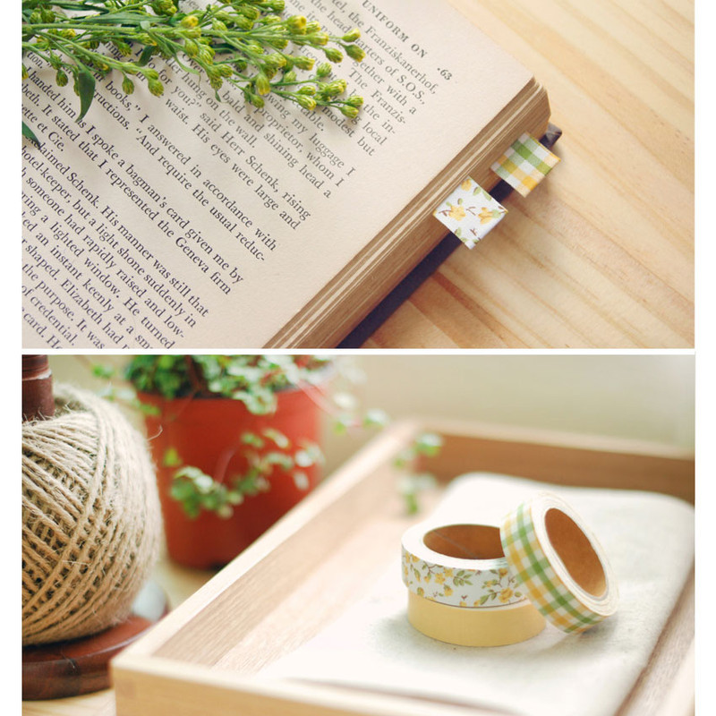 Usage example of Dailylike Fabric Tape 4 Set