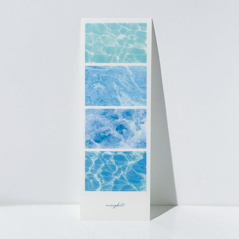 Detail of Transparent sticker- Mingkit Clear Ocean Photo Sticker Pack