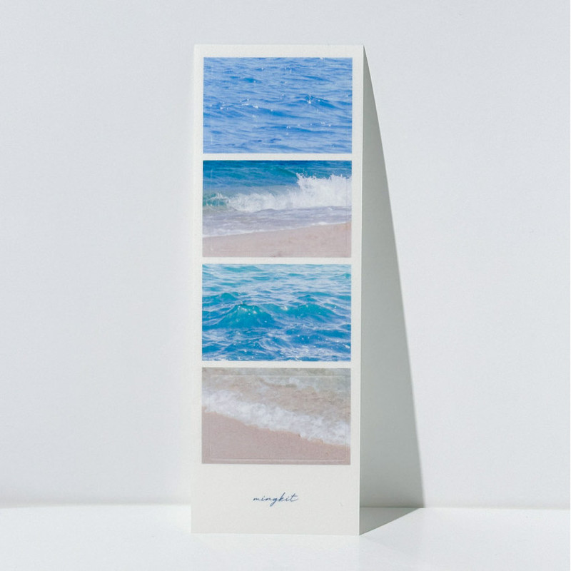Detail of Transparent sticker- Mingkit Clear Ocean Photo Sticker Pack