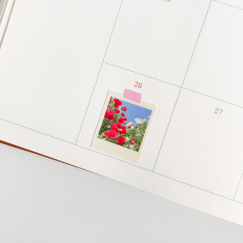 Usage example of Mingkit Flower Instant Photo Removable Sticker