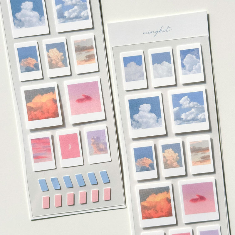 Cute Stickers - Mingkit Cotton Instant Photo Removable Sticker