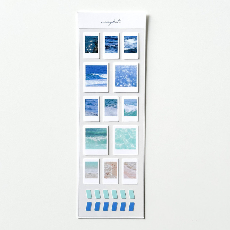 Mingkit Ocean Instant Photo Removable Sticker