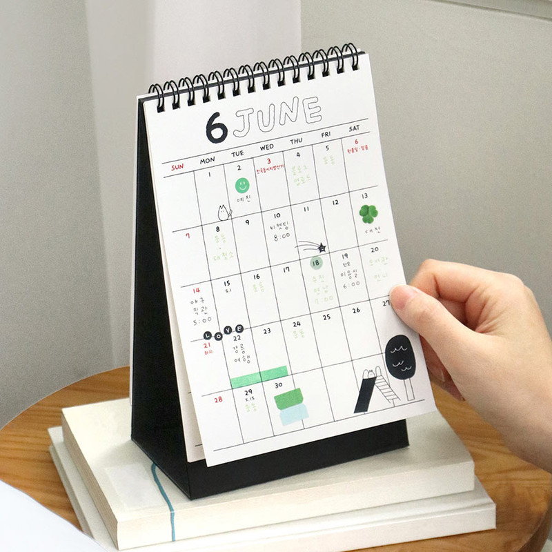 Front scheduler - Iconic 2026 Doodle Desk Calendar Front scheduler - Iconic 2026 Doodle Desk Calendar