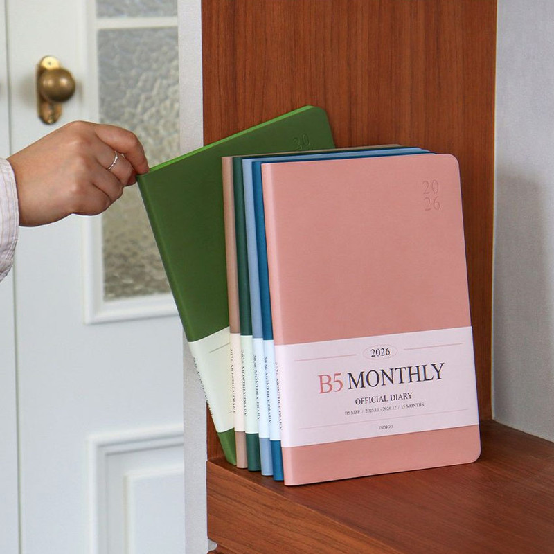 B5 size - Indigo 2026 Official B5 Dated Monthly Planner Scheduler B5 size - Indigo 2026 Official B5 Dated Monthly Planner Scheduler