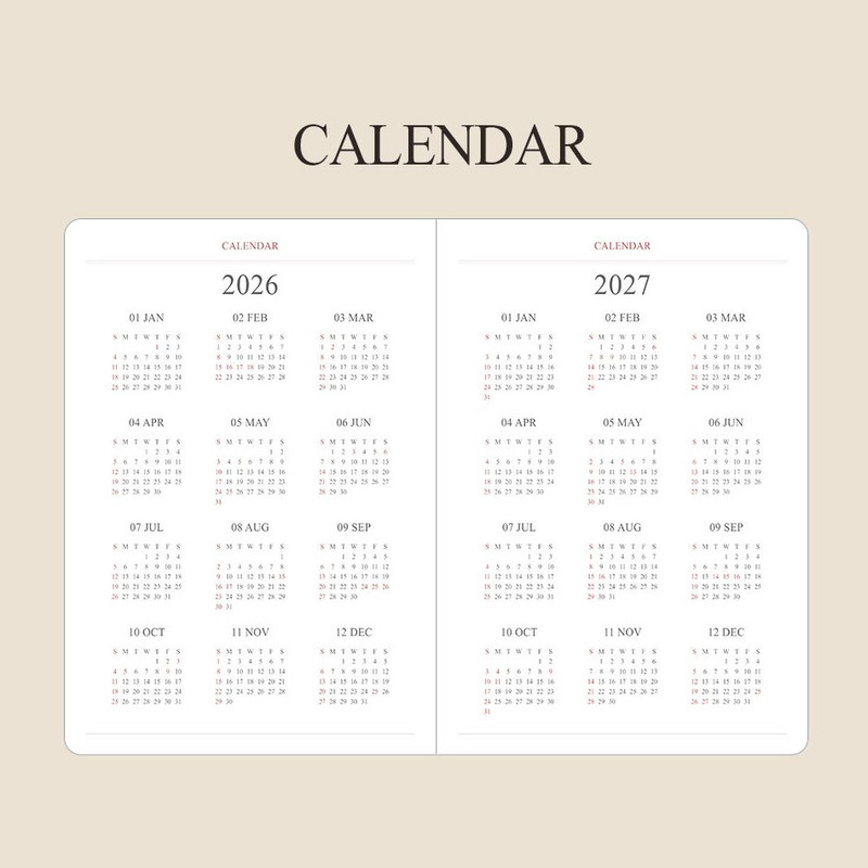 Calendar - Indigo 2026 Official B5 Dated Monthly Planner Scheduler Calendar - Indigo 2026 Official B5 Dated Monthly Planner Scheduler