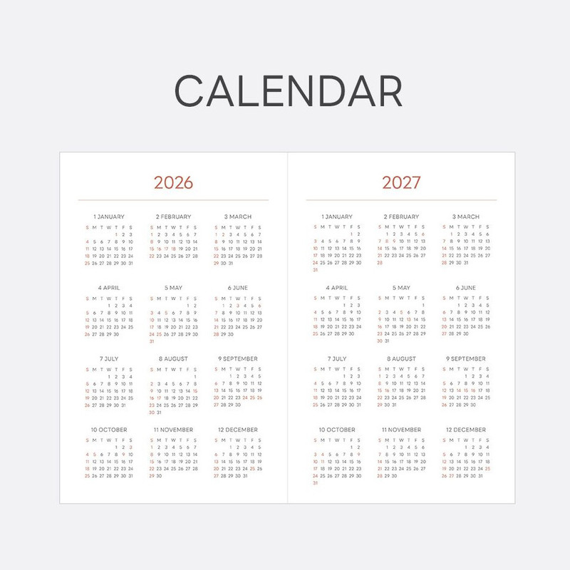 Calendar - Indigo 2026 Prism Mellow Leather A5 Dated Weekly Planner