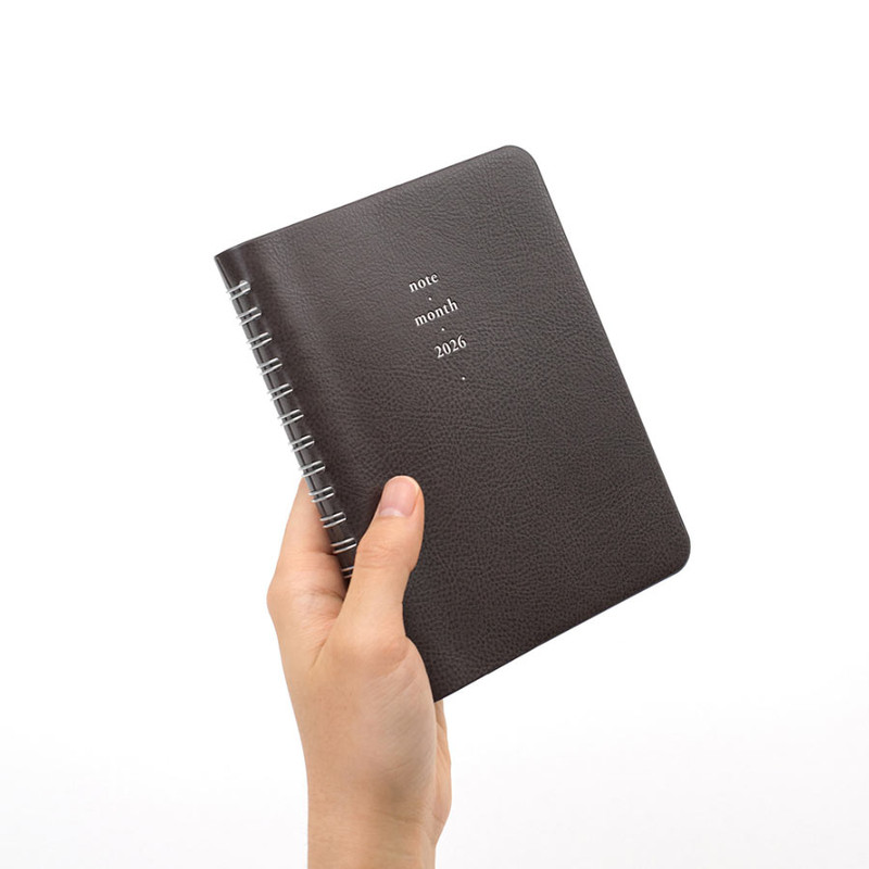 Handy Size - Byfulldesign 2026 Notable Memory Twin-Wire Handy Dated Monthly Planner