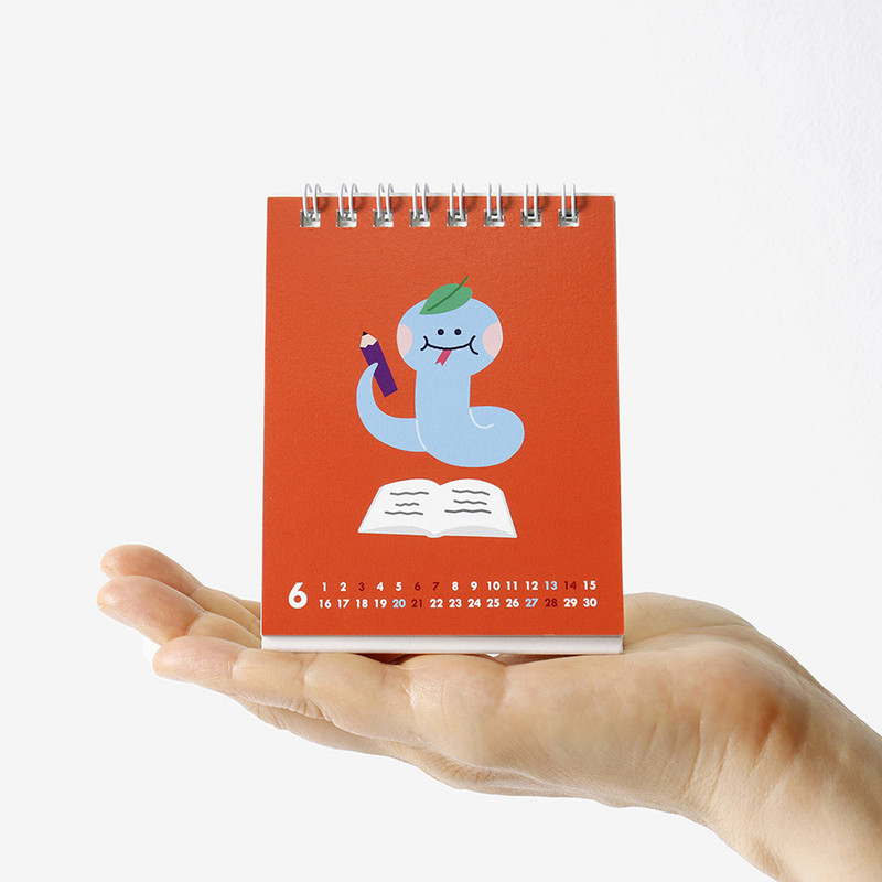 The 12 Animals - Bookfriends 2026 My Pocket Desk Calendar