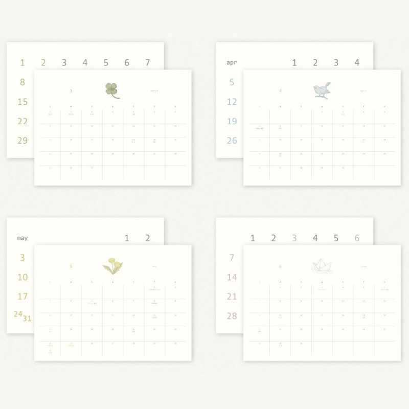 Calendar Pages - Dash and Dot 2026 Season Memories Desk Calendar Calendar Pages - Dash and Dot 2026 Season Memories Desk Calendar