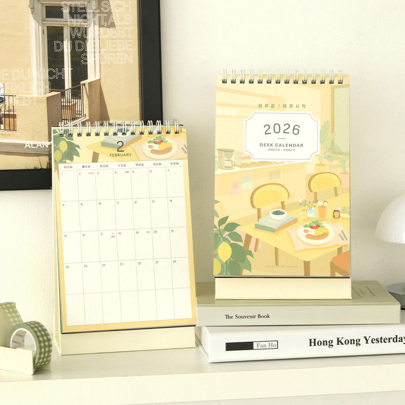 Iconic 2026 End-And Desk Calendar