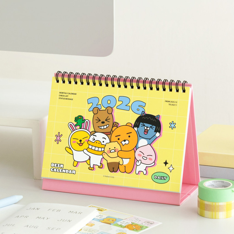 Friends - Kakao Friends 2026 Small Desk Calendar