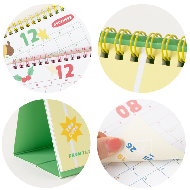 Detail of Kakao Friends 2026 Choonsik Shape Desk Calendar