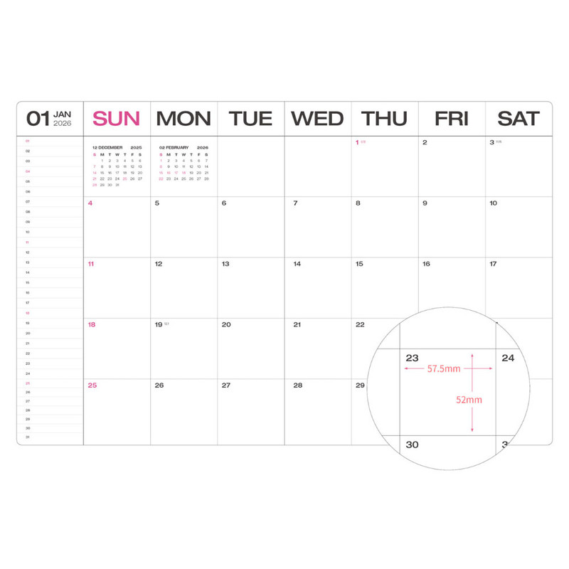 Monthly Plan - Ardium 2026 Big Plan Dated Monthly Scheduler