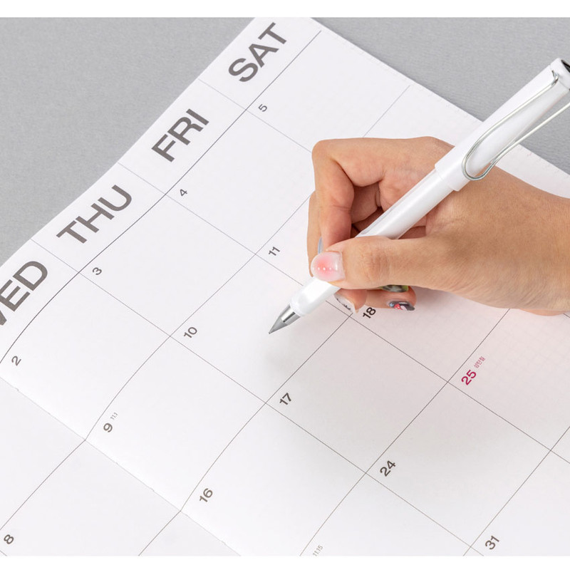 Large Monthly Layouts - Ardium 2026 Big Plan Dated Monthly Scheduler