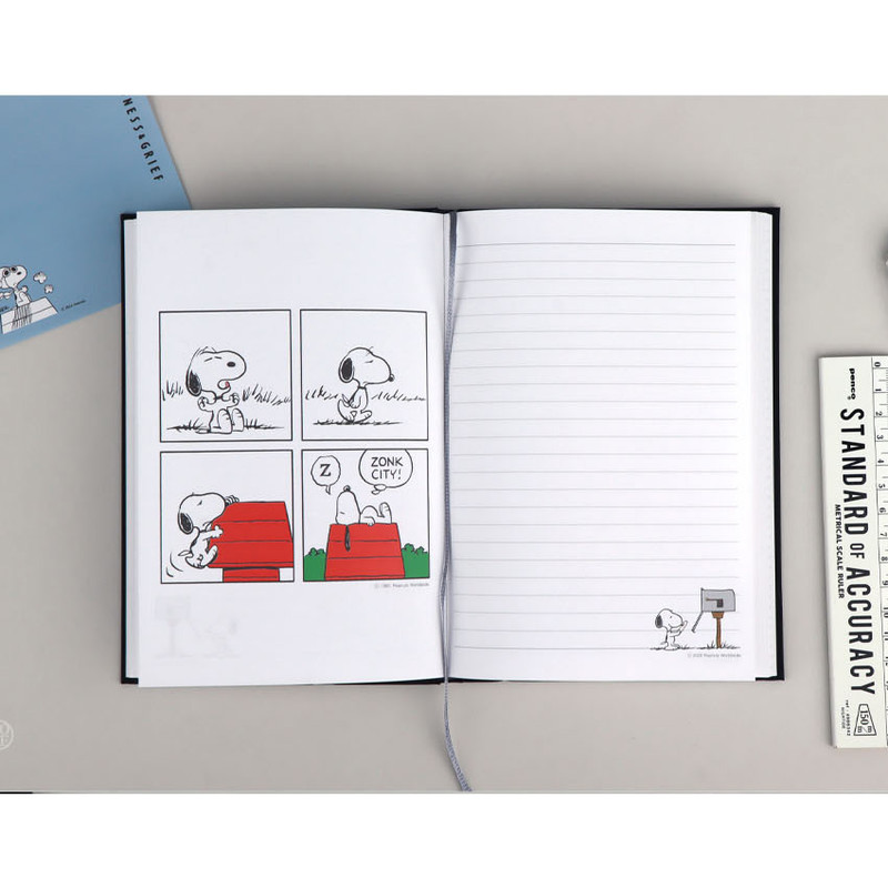 Illustration Note - PEANUTS 2026 Premium Dated Monthly Planner