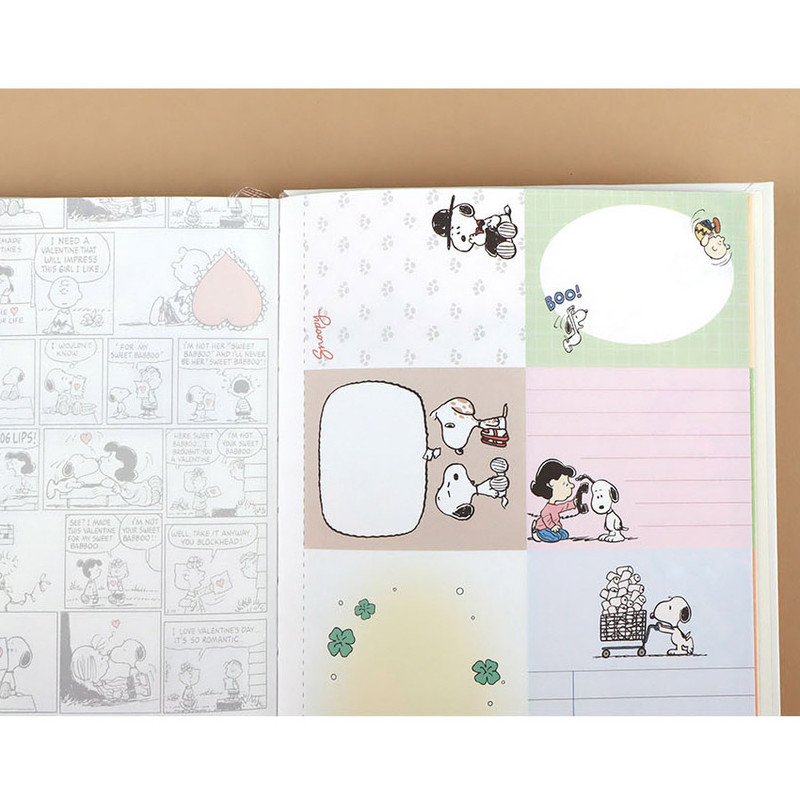 3 Perforated Memo Pages - PEANUTS Premium Undated Monthly Planner