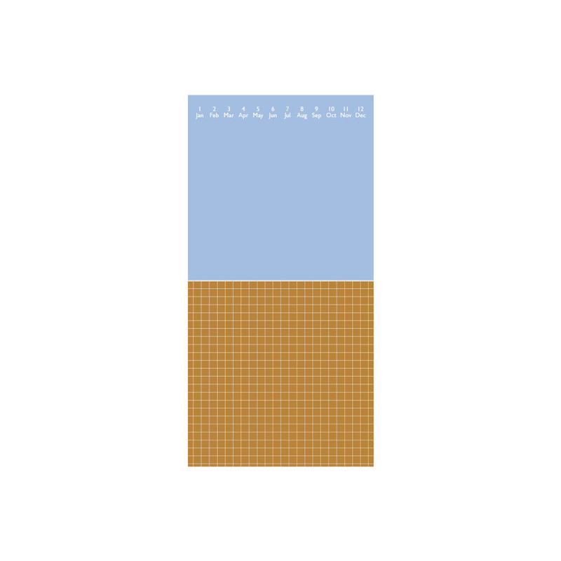 Notful Half Dateless Monthly Planner Notepad