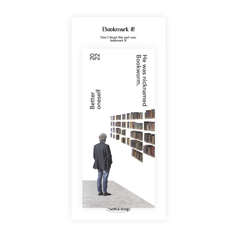 Notful Library Man Translucent Bookmark