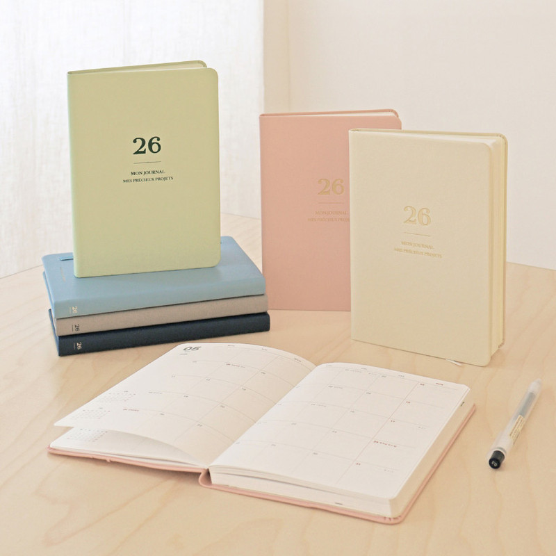 O-Check 2026 Mon Journal B6 Dated Monthly Planner