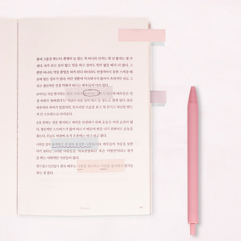 Translucent Sticky Tab - Appree Twilight Mood Sticky Index With Dispenser