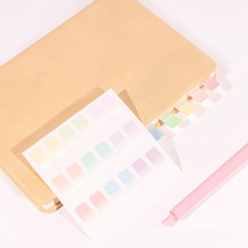 Total 180 Tabs - Appree Twilight Gradation Mood Sticky Index