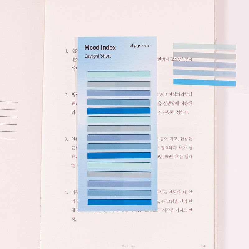 300 Tabs - Appree Daylight Short Mood Sticky Index Set